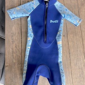Goldfin toddler wet suit
